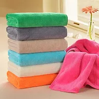 GOMAJO Microfiber Bath Towel for Men, Women, Kids Size-70x140 (Multi Colour)-thumb4