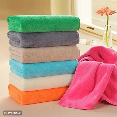 GOMAJO Microfiber Bath Towel for Men, Women, Kids Size-70x140 (Multi Colour)-thumb5