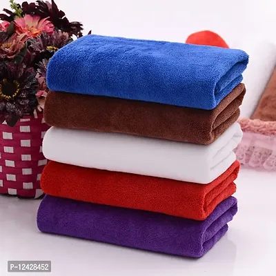 GOMAJO Microfiber Bath Towel for Men, Women, Kids Size-70x140 (Multi Colour)-thumb4