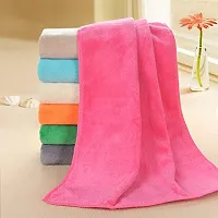 GOMAJO Microfiber Bath Towel for Men, Women, Kids Size-70x140 (Multi Colour)-thumb1