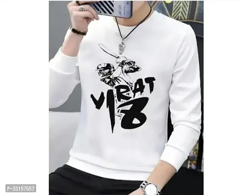 Fabulous Polyester Printed Round Neck Tees For Men-thumb0