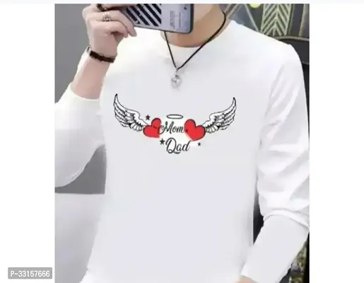 Fabulous Polyester Printed Round Neck Tees For Men-thumb0