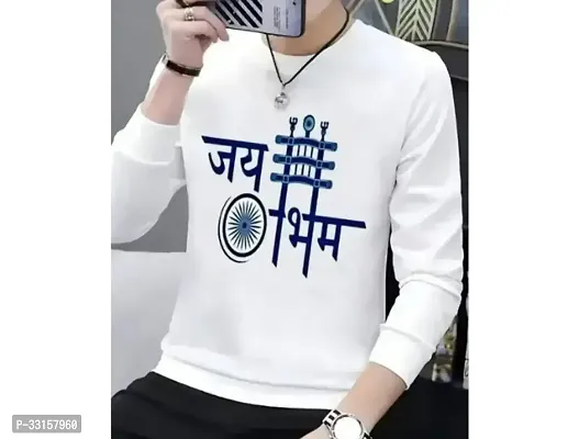 Fabulous Polyester Printed Round Neck Tees For Men-thumb0