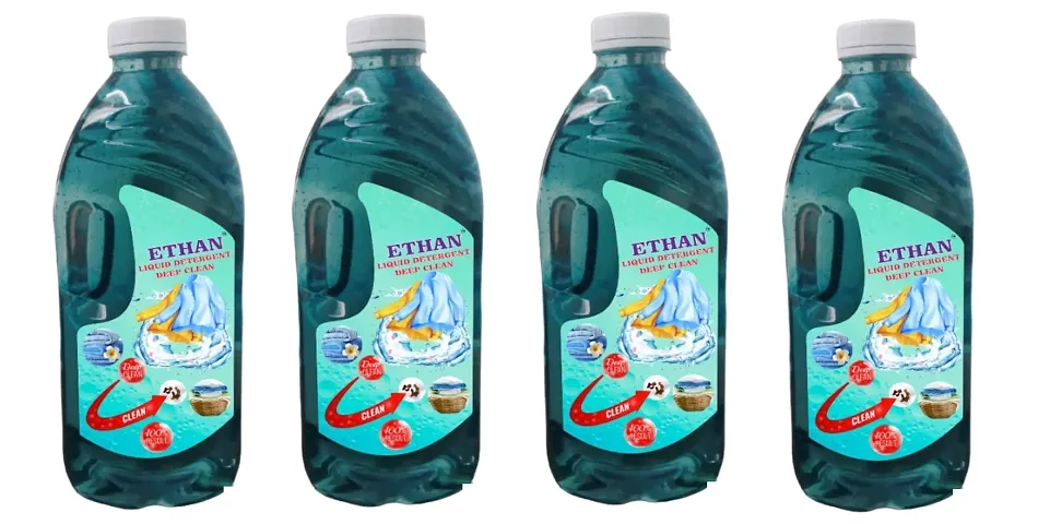 Etha  Liquid Detergent Deep Clean 1 ltr  Pack of 4