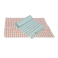 VEL TEXTILE Cotton Bath Towels 200 gsm Multicolor (75 x 150 cm) Set of 2 Pieces-thumb2