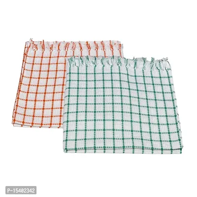 VEL TEXTILE Cotton Bath Towels 200 gsm Multicolor (75 x 150 cm) Set of 2 Pieces-thumb4
