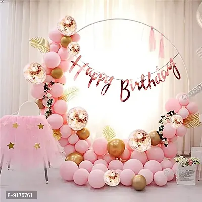 Trendy Decor Dream Metallic Pink GoldenC Balloons For Happy Birthday Party Decorations-thumb0