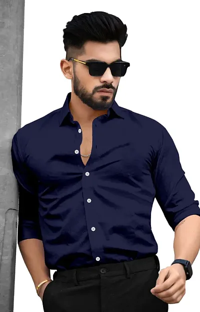 New Launched Cotton Blend Long Sleeve Formal Shirt 