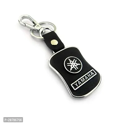 Bikers Leather Imported Key Chain Key Ring With Chrome Car Logo