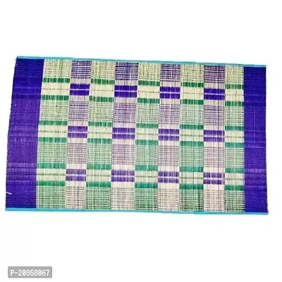 Limrah Multi colour Design Chatai Grass Floor Mats | Home Long River Mat for Sleeping |Yoga Grass Korai pai | Carpet Mats Foldable Both Side Usable | (Multicolour Red, 3.5 Feet X 6 Feet, Pack of 1)