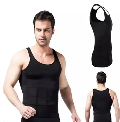 Stylish Nylon Spandex Sports Vest For Men