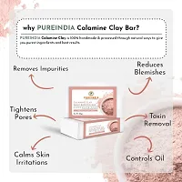 PureIndiaHandmade Calamine Clay Daily Bathing Bar  for Reduces Tanning  Pigmentation,Dark Spots-Minimizes Open Pores-Removes Impurities, 100-gm Pack of -3-thumb3