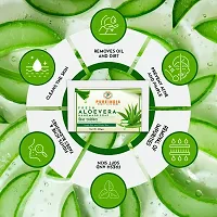 PureIndia Handmade Aloevera Herbal Bathing Bar Healthy Skin | Hydrate Skin |Removes Scar  Adds Shine | 100gm -Pack Of -3-thumb1