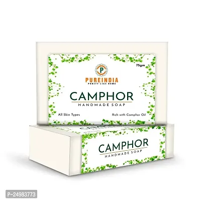 Pureindia Handmade Camphor Soap pack of 3-100gm each