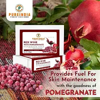 PureIndiaHandmade Red wine Daily Bathing Bar for Reduces Tanning  Pigmentation,Dark Spots-Minimizes Open Pores-Removes Impurities, 100-gm Pack of -3-thumb1