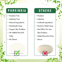 Pureindia Handmade Camphor Soap pack of 3-100gm each-thumb4