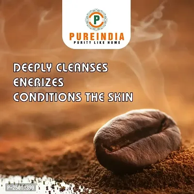 PureIndia Handmade Coffee Daily Bathing Bar| for Reduces Tanning  Pigmentation,Dark Spots-Minimizes Open Pores-Removes Impurities, 100-gm Pack of -3-thumb4