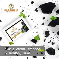 Pureindia Handmade Charcoal  Mint Soap for Face  Body, 75gm Pack of 3-thumb4