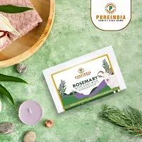 Pureindia Handmade Rosemary With Goatmilk Bathing Bar | For Soft  Nourished Skin | Helps in Reducing Acne And Pimple | 100gm-Pack of -3 |-thumb3