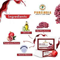 PureIndiaHandmade Red wine Daily Bathing Bar for Reduces Tanning  Pigmentation,Dark Spots-Minimizes Open Pores-Removes Impurities, 100-gm Pack of -3-thumb4