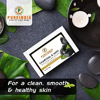 Pureindia Handmade Charcoal  Mint Soap for Face  Body, 75gm Pack of 3-thumb1