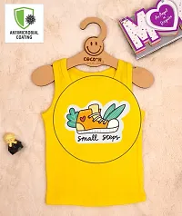 Cocoon Organics Cotton Fabric Chest Shoe Printed Sleeveless Sando Vest and Round Neck for Baby Boys-thumb3