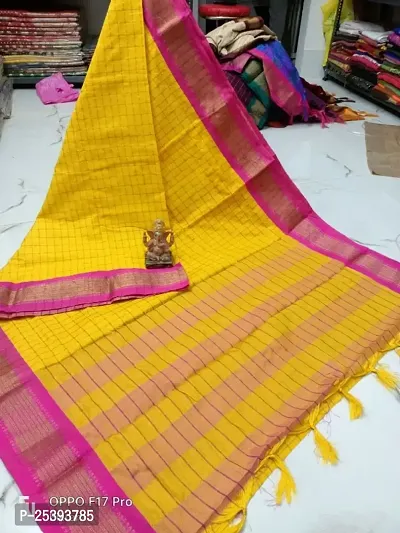 Beautiful Art Silk Saree with Blouse piece for Women-thumb0