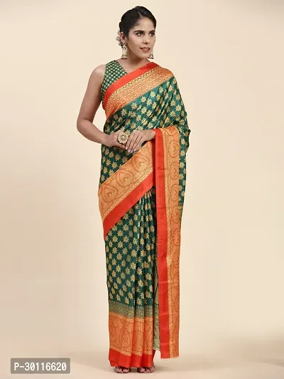 Beautiful Chiffon Woven Design Sarees With Blouse Piece