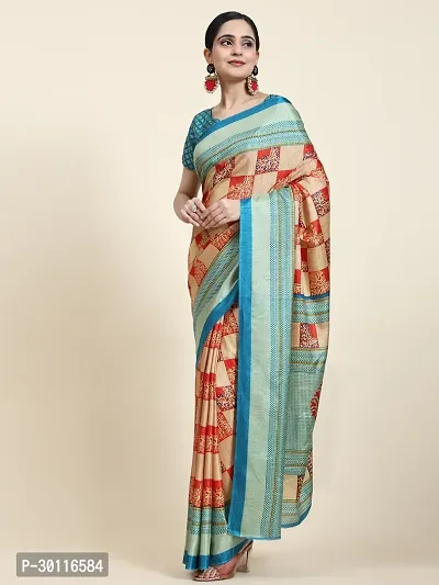 Beautiful Chiffon Woven Design Sarees With Blouse Piece-thumb0