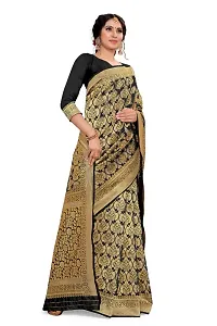 Beautiful Art Silk Saree with Blouse piece-thumb2