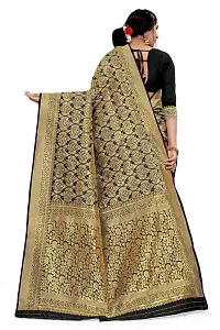 Beautiful Art Silk Saree with Blouse piece-thumb3