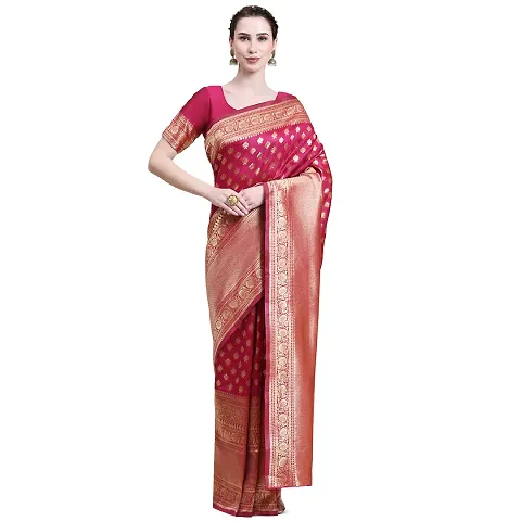 New In Crepe Saree with Blouse piece 