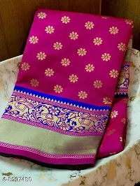 Classic Saree with Blouse piece For Women-thumb3