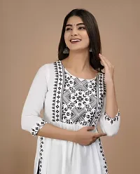 Beautiful Cotton Silk Stitched Embroidered Kurta for Women-thumb3