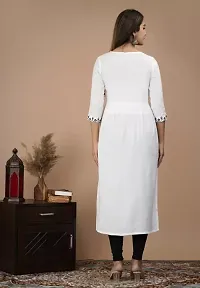 Beautiful Cotton Silk Stitched Embroidered Kurta for Women-thumb1