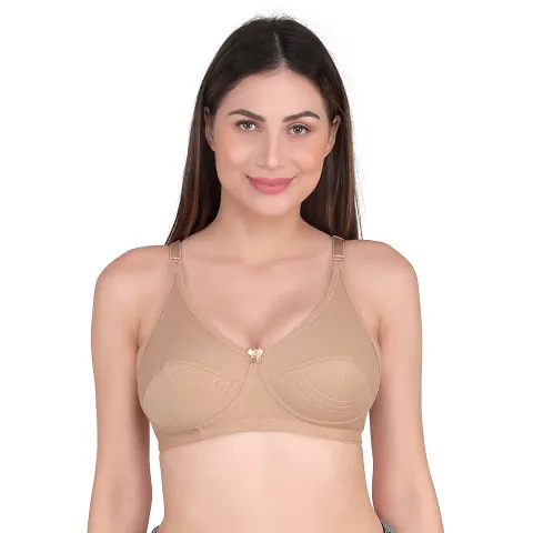 Womens Pushup Padded B Cup soft Non Wired Bra