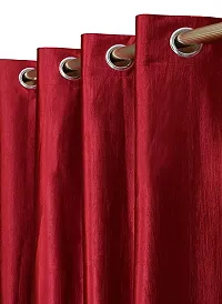 Rustic Roots Decor Long Crush  Window  Curtain 5 Ft X 4 Ft (set of 2)-thumb4