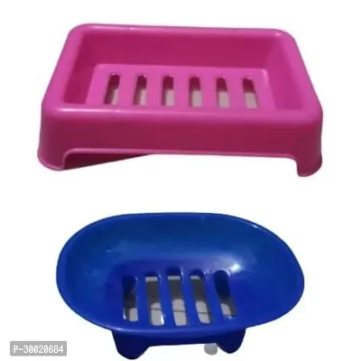 2 Pcs Plastic Soap Case Holder Container Box Home Outdoor Hiking Camping Travel-thumb0