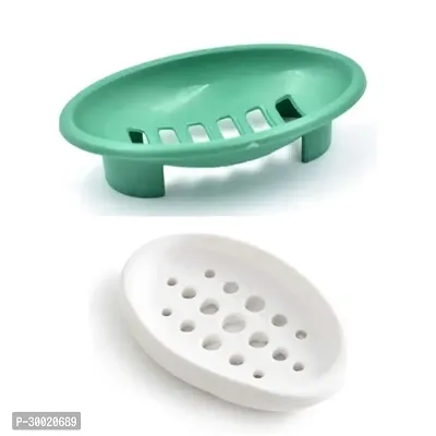 2 Pcs Plastic Soap Case Holder Container Box Home Outdoor Hiking Camping Travel-thumb0