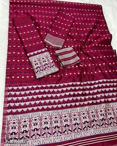 Classy Cotton Mekhela Sador / Chador for Women-thumb2