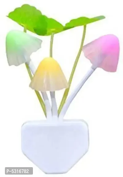Mushroom Lamp Automatic Smart Sensor Light Multi-Color Changing Best Night Avatar LED Bulbs with Plug | Sleep Light | Home Decor Night Lamp Night Lamp-thumb0
