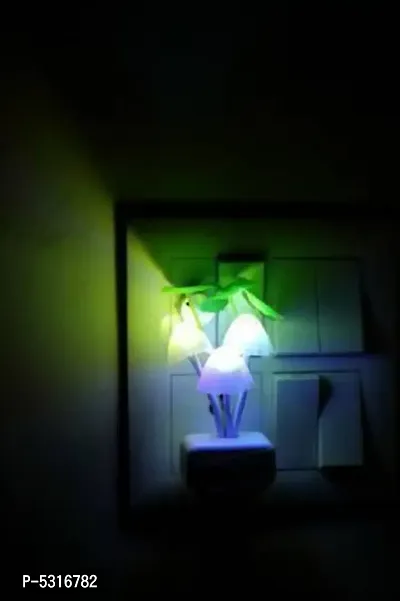 Mushroom Lamp Automatic Smart Sensor Light Multi-Color Changing Best Night Avatar LED Bulbs with Plug | Sleep Light | Home Decor Night Lamp Night Lamp-thumb4