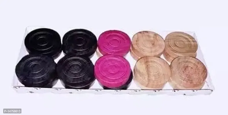 High Glossy Carrom Board Coins with Stricker and Powder-thumb2