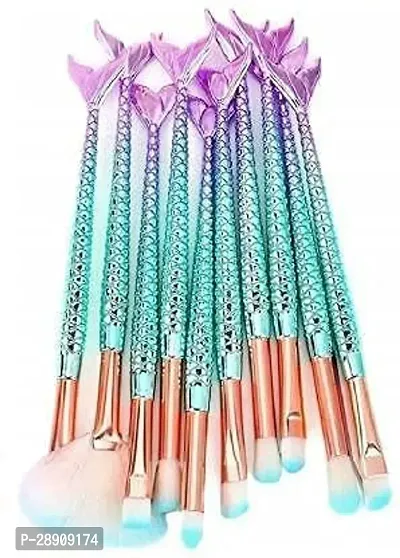 7 Soft Bristle Beauty 7 pcs Mermaid Makeup Brush Set