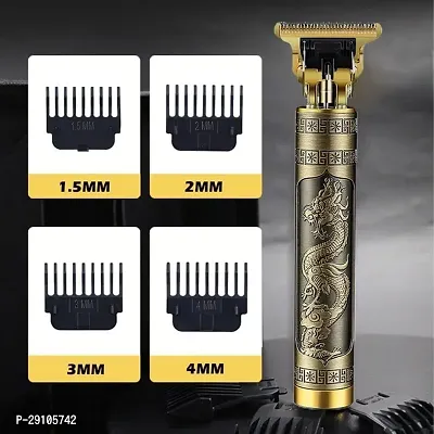 Vintage T9 Trimmer for Men Hair Zero Gapped Clipper Professional Cordless Haircut Electric Beard Trimmer for Men-thumb0