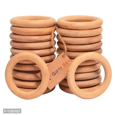 2.5 inch wooden rings for Macrame & DIY Crafts