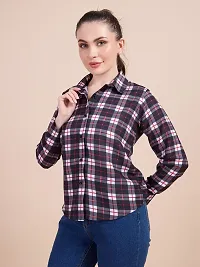 Latest Trendy Rayon Checked Regular Fit Shirt-thumb3