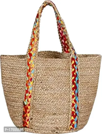 Samarth Multicolor Shopping Jute Bag