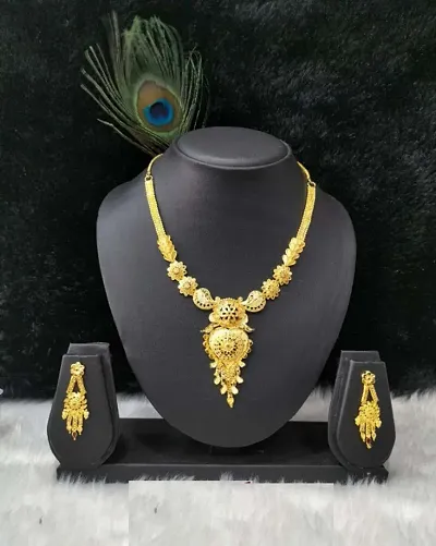 Trendy Alloy Necklace Set