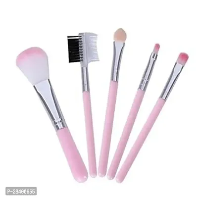 RIXTEC Synthetic Bristle Makeup Brush Set, 5 Piece-thumb0